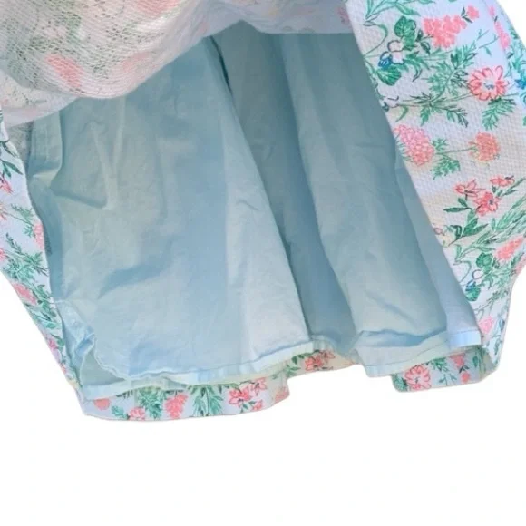 JANIE & JACK Cotton Ditsy Floral Easter Dress size 7 - Picture 7 of 10